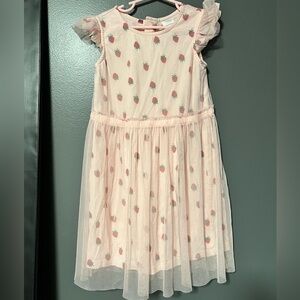 Hanna Andersson Girls Strawberry Dress | size 8